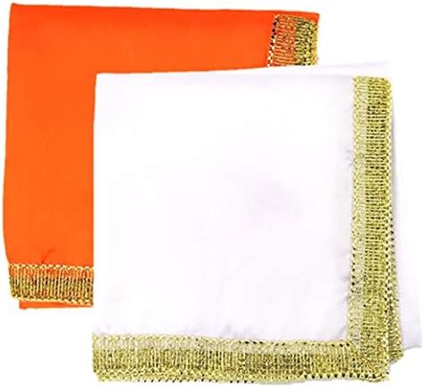 Buy Bhakti Lehar 1 Meter Yellow Satin Puja Altar Cloth Diwali Pooja