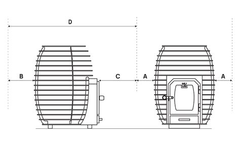 Huum Hive Wood Series Sauna Stove Northern Saunas Canada