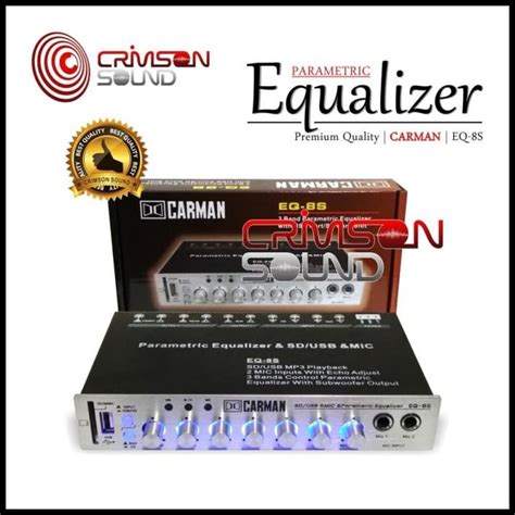 Jual Parametric Equalizer Usb Sd Dan Mic Centrum Eq 8S Panel Alumunium