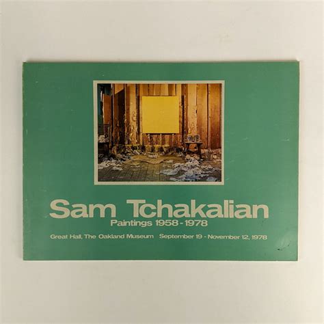 Sam Tchakalian Paintings 1958 1978 The Book Merchant Jenkins