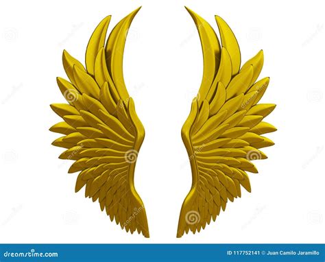 Gold Angel Wings Drawings