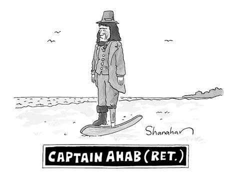 Captain Ahab Retired Peg Leg Is Shaped Like Drawing By Danny Shanahan