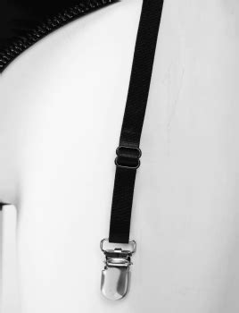 Ensemble Lingerie Coquine Pi Ces Noir Vinyle Tulle Et Dentelle