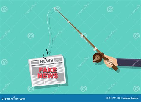 Fake News Vector Design Illustration Stock Vector Illustration Of
