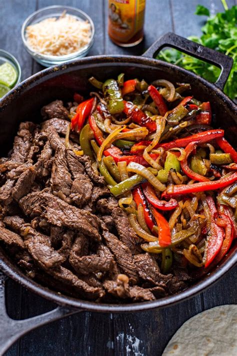 Flank Steak Fajitas Recipe Kitchen Swagger