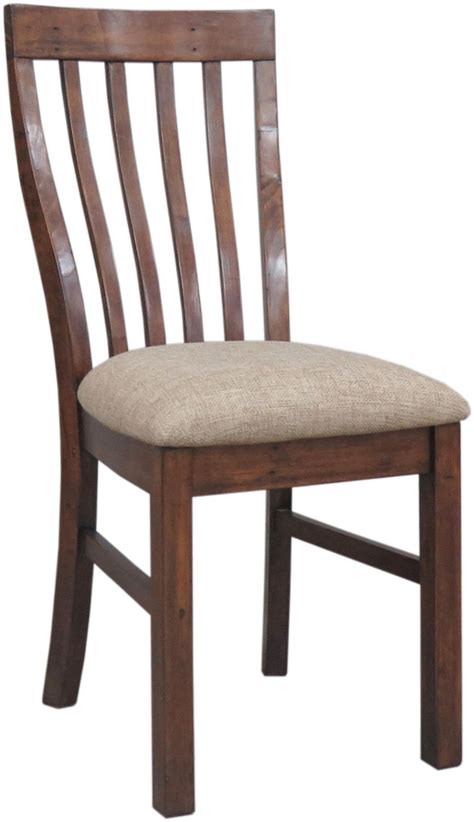 Driftwood Reclaimed Pine Dining Chair With Padded Seat Eyres Furniture