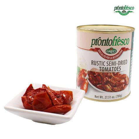 Greci Prontofresco Semi Dried Red Rustic Roasted Tomatoes Manzo Food Sales