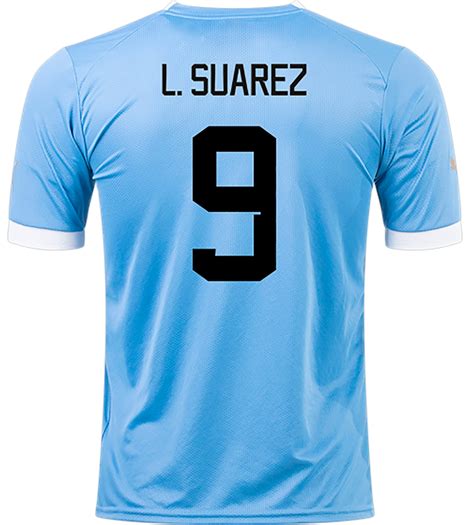 Luis Suárez Uruguay 22/23 Home Jersey - SoccerArmor