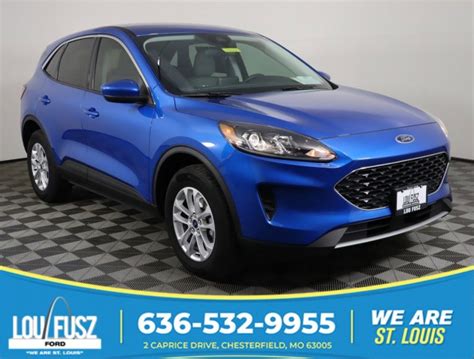 Pre Owned 2021 Ford Escape Se 4 Door Suv In Chesterfield F18492xp Lou Fusz Ford