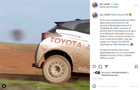 Javi Villa Se Estrena En Rallyes De Tierra En El Riskmedia Corpa