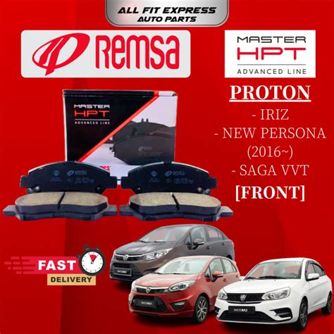 Proton Iriz New Persona Saga Vvt Front Depan Remsa Brake