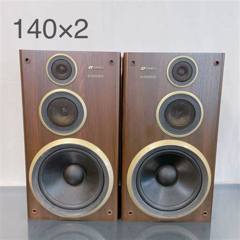 【傷や汚れあり】9a2 Sansui サンスイ スピーカー S 900xr 3ウェイ ペアスピーカー 音出し確認済 キズ 汚れ有 の落札情報