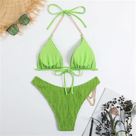 Bkn Set Bikini Xanh C M V I V N Mix X Ch H Ng Bikini More