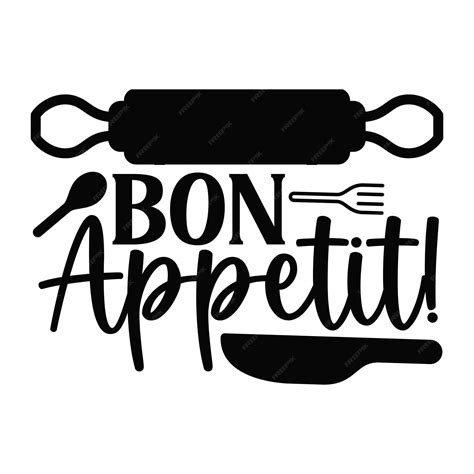 Premium Vector Bon Appetit Svg