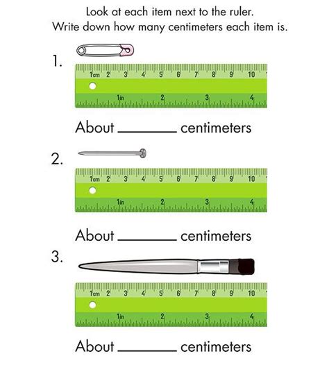 4 Printable Measurement Worksheets For Kids