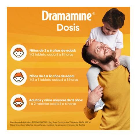 Compra Dramamine Dimenhidrinato 50 Mg Con 24 Tabletas En Prixz