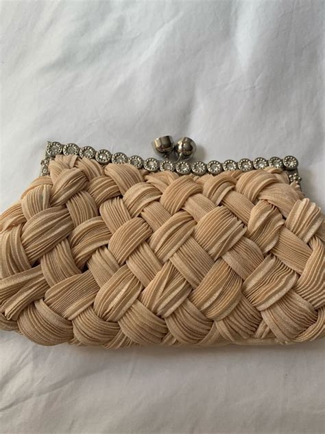 Bolsa De Festa Nude Cristais Clutch Feminina Usado 40251243 Enjoei