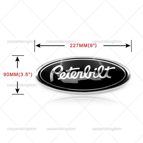 Peterbilt Logo Black