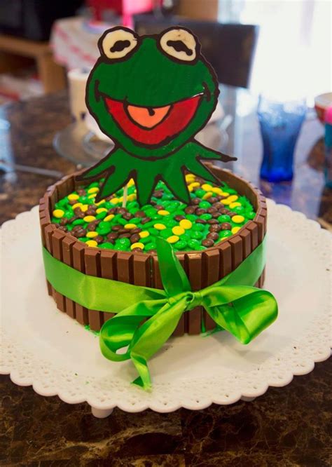 Kermit Candy Birthday Cake - CakeCentral.com