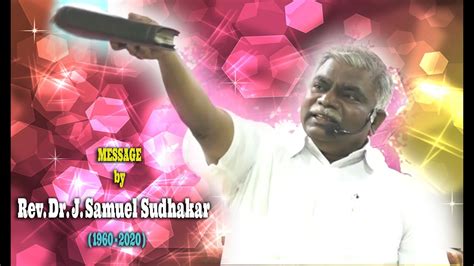 BE HUMBLE TO RECEIVE GOD S BLESSINGS Message By Rev Dr J Samuel