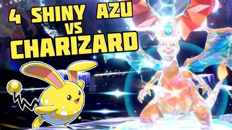 Shiny Azumarill Squad Beats Star Charizard Tera Raid Youtube