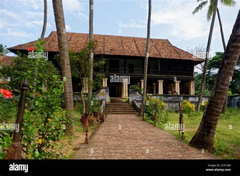 Guest House Building In Padmanabhapuram Palace At Tamil Nadu Stock