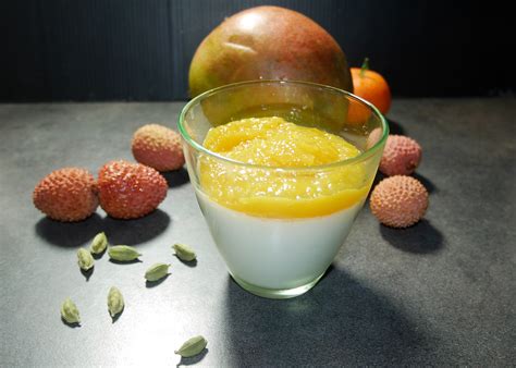 Panna Cotta Mangue Et Cardamome Trop Bon