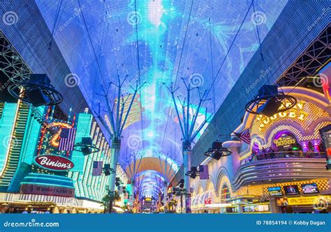 Las Vegas Fremont Street Experience Editorial Stock Image Image Of