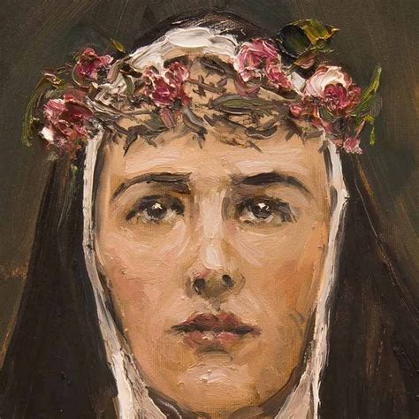 St Rose Of Lima Portrait Painting Jose Luis Castrillo Retratos