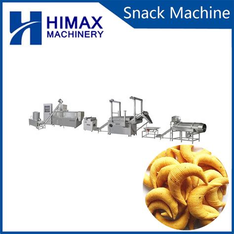 Fried Crispy Bugles Pellet Snack Machine China Fried Crispy Machine