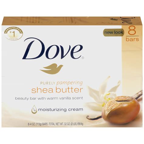 Upc 011111076273 Dove Nourishing Care Bar Soap Shea Butter Two 4