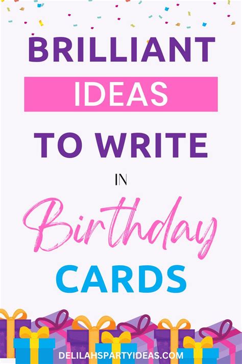 What To Write In Birthday Card Birthday Card Sayings Birthday Cards