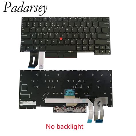 แปนพมพคอมพวเตอร Padarsey Replacement Us Keyboard For Lenovo