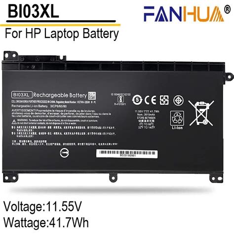 11 55V BI03XL Battery For HP Pavilion X360 13 U M3 U Stream 14 Ax