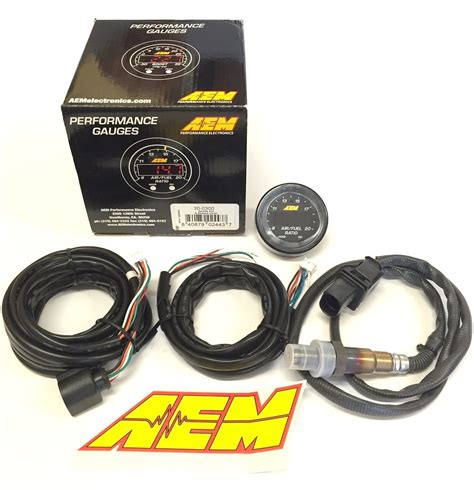 AEM 30 0300 X Series Wideband Gauge AFR UEGO Air Fuel Ratio 2 1 16 NEW