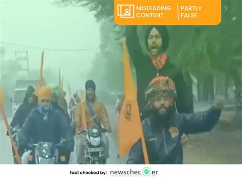 Video Claiming To Show Youth Raising Khalistan Slogans Amidst Pms