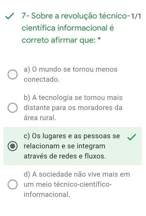 Sobre A Revolu O T Cnico Cient Fica Informacional Correto Afirmar