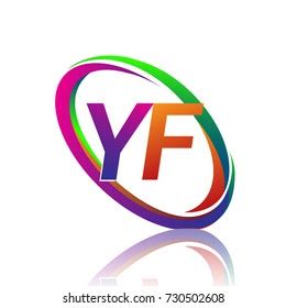 Letter Yf Logotype Design Company Name Stock Vector Royalty Free