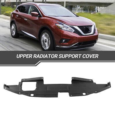 New Upper Radiator Support Cover Black Aa A For Nissan