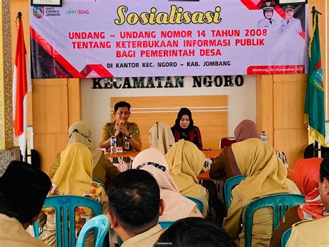 Dinas Kominfo Jombang Sosialisasikan Uu Keterbukaan Informasi Publik