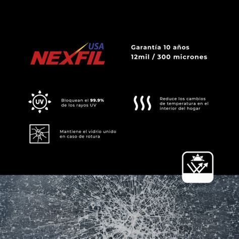 Lamina De Seguridad Mil Incolora Nexfil Para Casa Ml Center