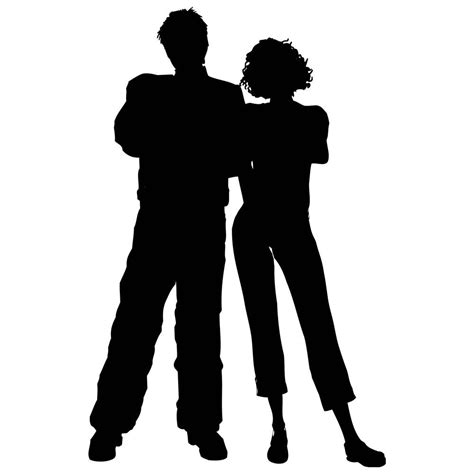 Man And Woman Silhouette Clip Art - ClipArt Best