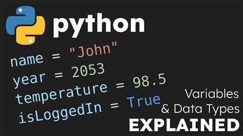 The Variables Data Types To Know As A Beginner Strings Integers