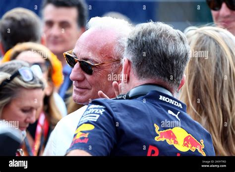 Christian Horner Gbr Red Bull Racing Team Principal With Greg Maffei