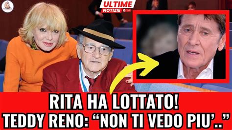 NOTIZIA CHOC DI POCHI MINUTI FA RITA PAVONE HA LOTTATO MA Teddy