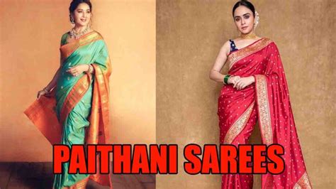 From Madhuri Dixit To Amruta Khanvilkar Insanely Beautiful Paithani