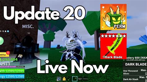 🔴blox Fruits Update 20 Out Now Youtube