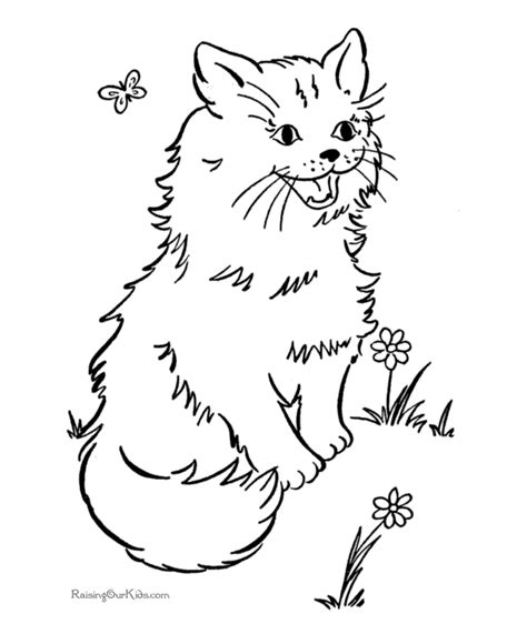 Coloring Pages For Kids Printable Free Cats