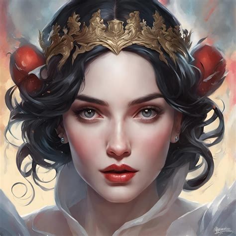 Premium AI Image Snow White Reimagining