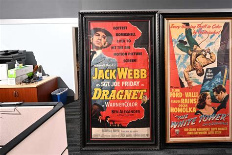 1954 Dragnet Framed Movie Poster at The World’s Largest Road Art ...